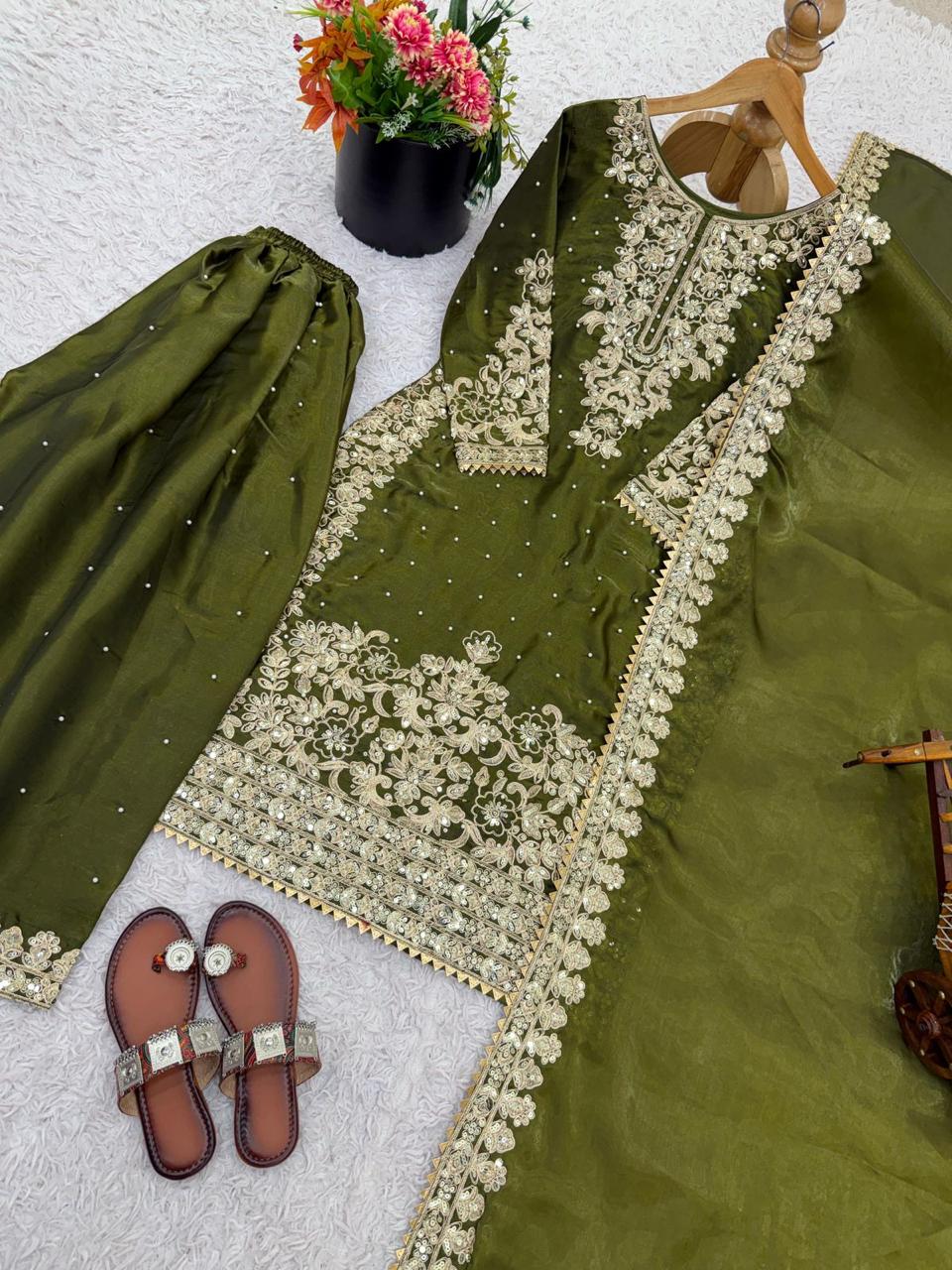 Designer Heavy Embroidery suit set