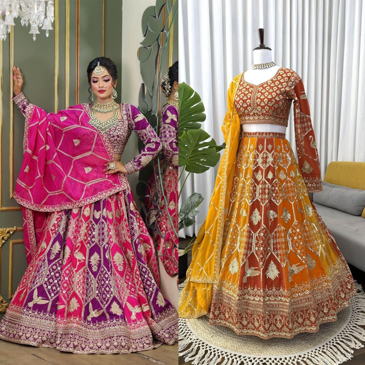 Heavy Embroidered Lehenga Choli
