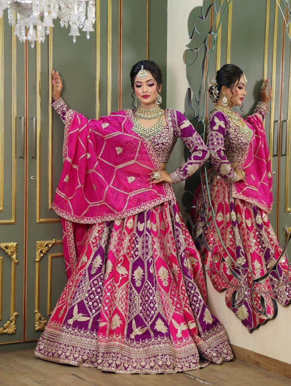 Heavy Embroidered Lehenga Choli