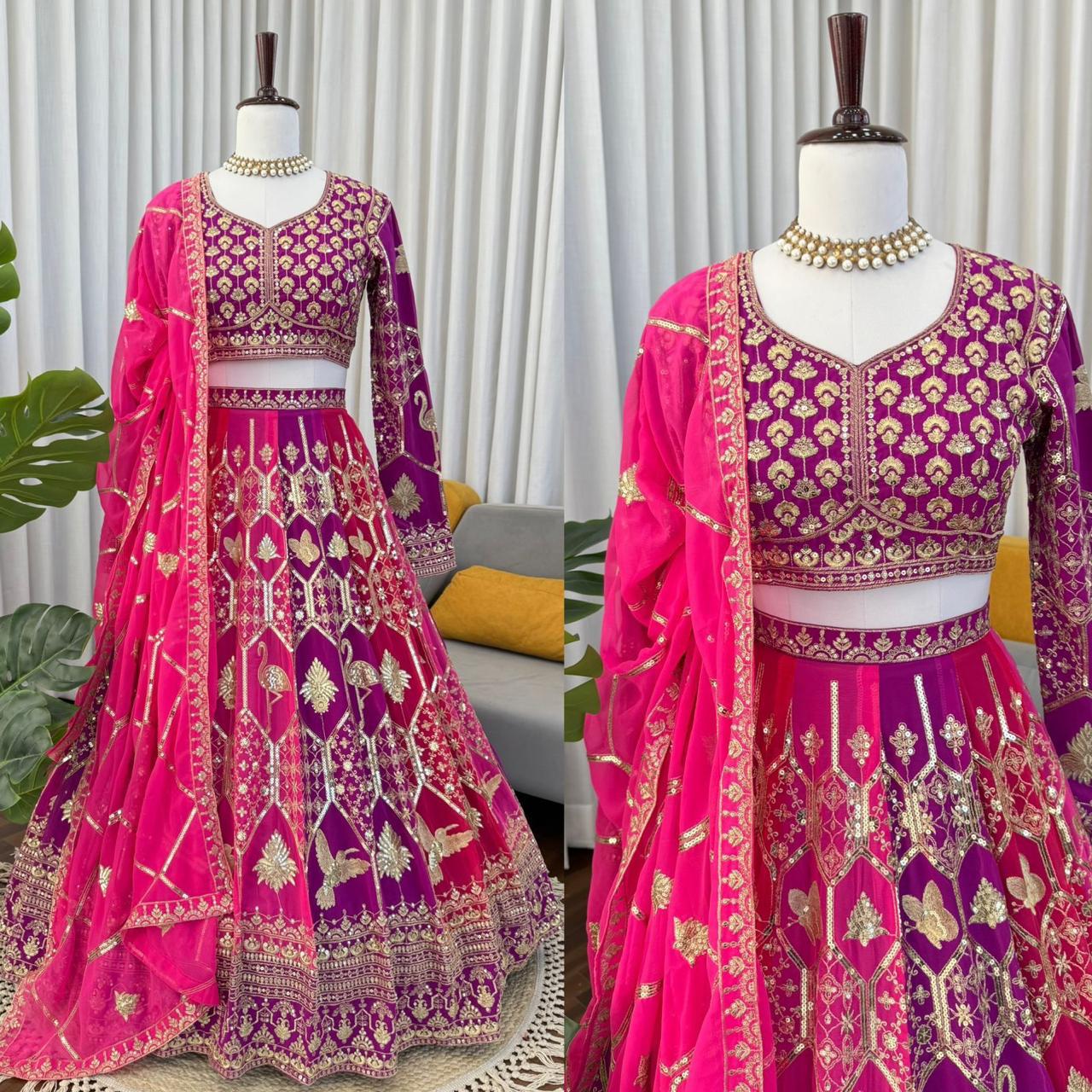 Heavy Embroidered Lehenga Choli