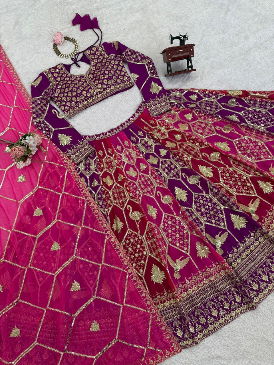 Heavy Embroidered Lehenga Choli