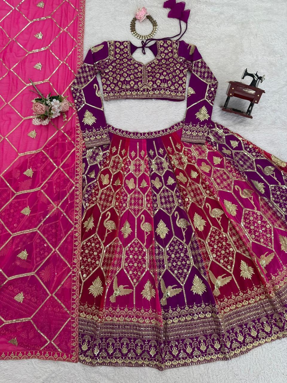 Heavy Embroidered Lehenga Choli