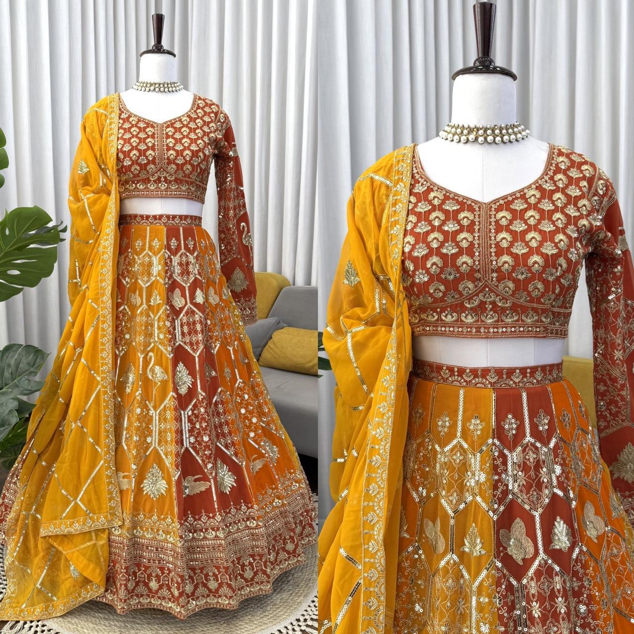 Heavy Embroidered Lehenga Choli