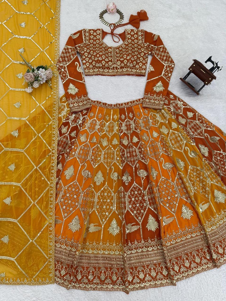 Heavy Embroidered Lehenga Choli