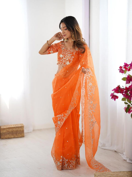 Organza Silk Saree
