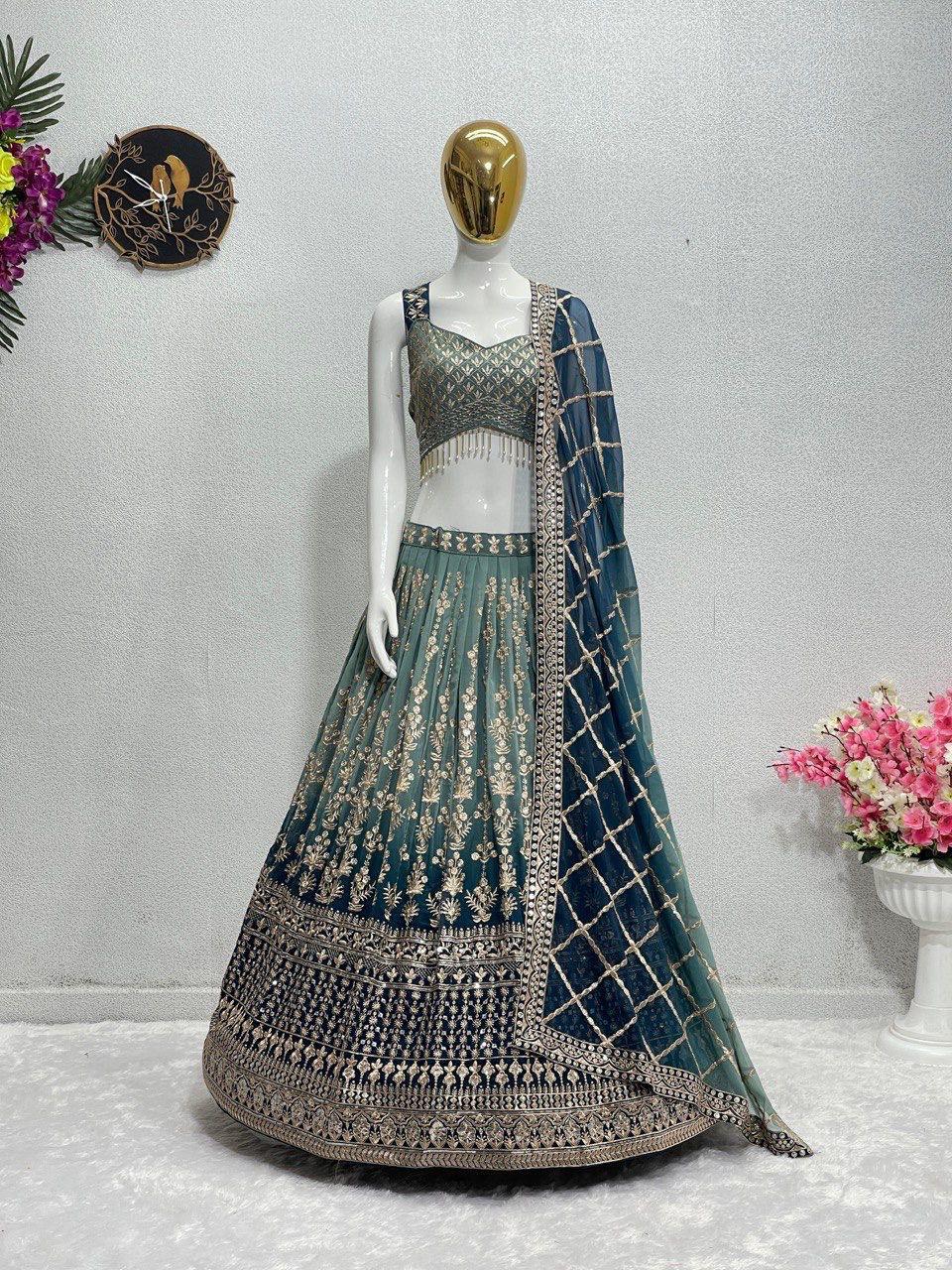 Embroidered Lehenga Choli Set