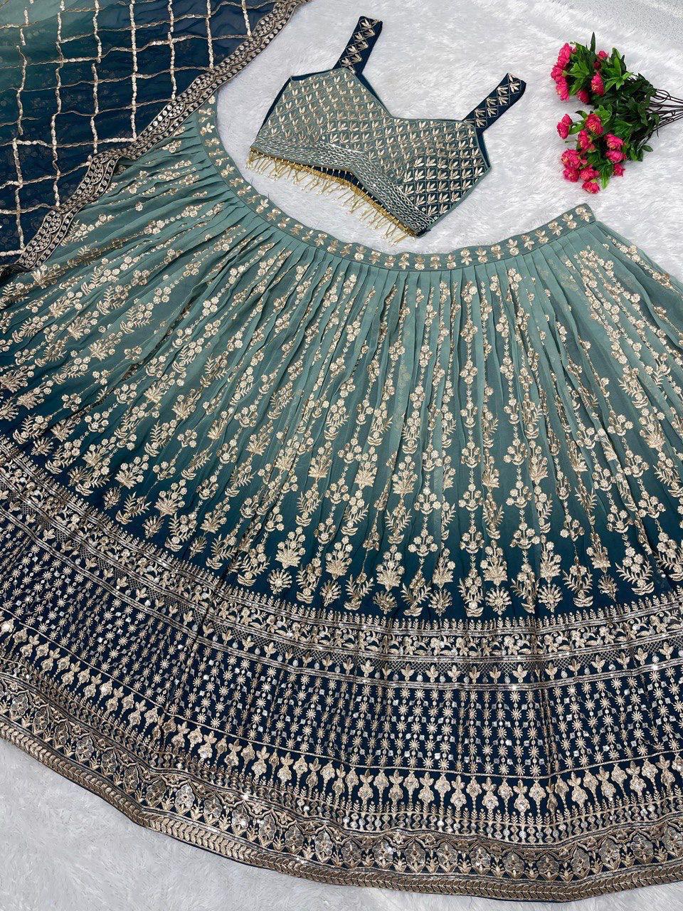 Embroidered Lehenga Choli Set