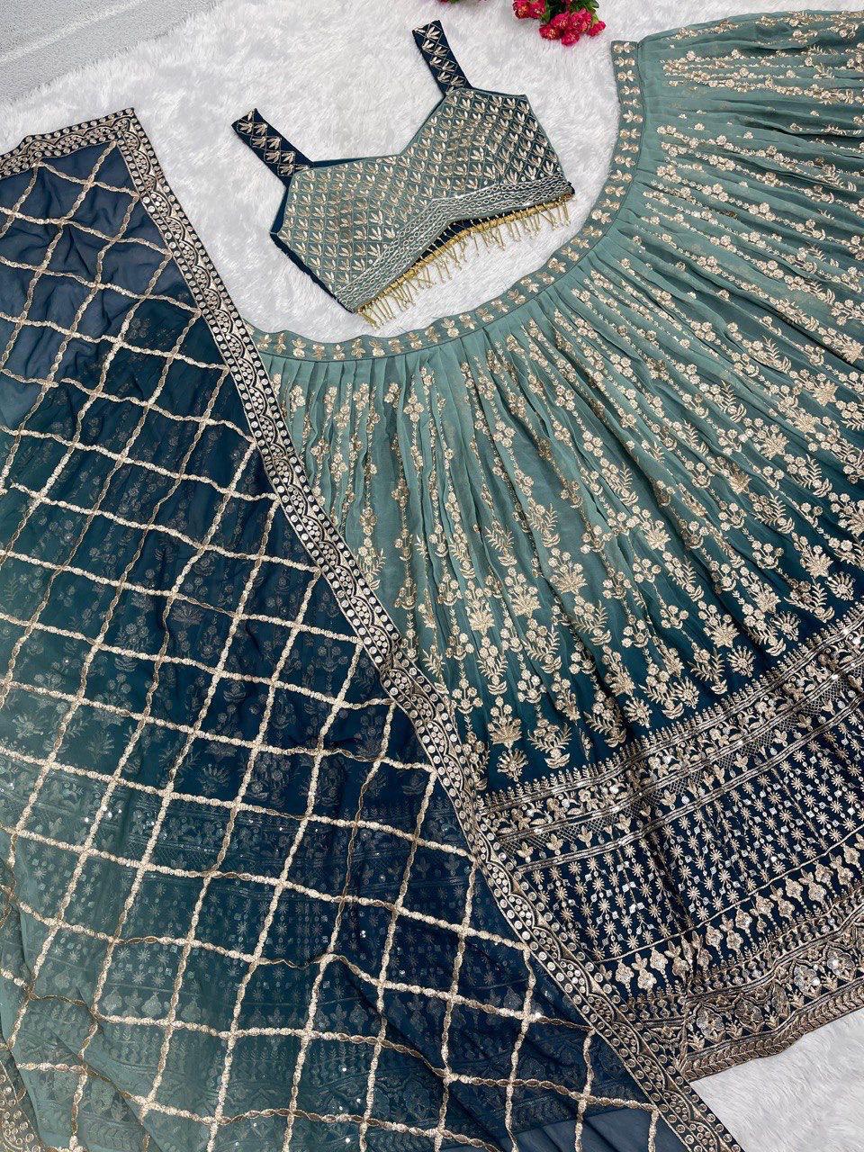 Embroidered Lehenga Choli Set