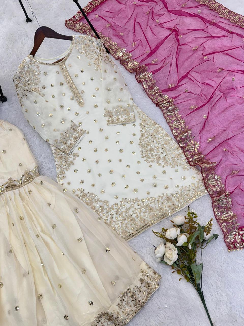 Fendy Silk Gharara Set