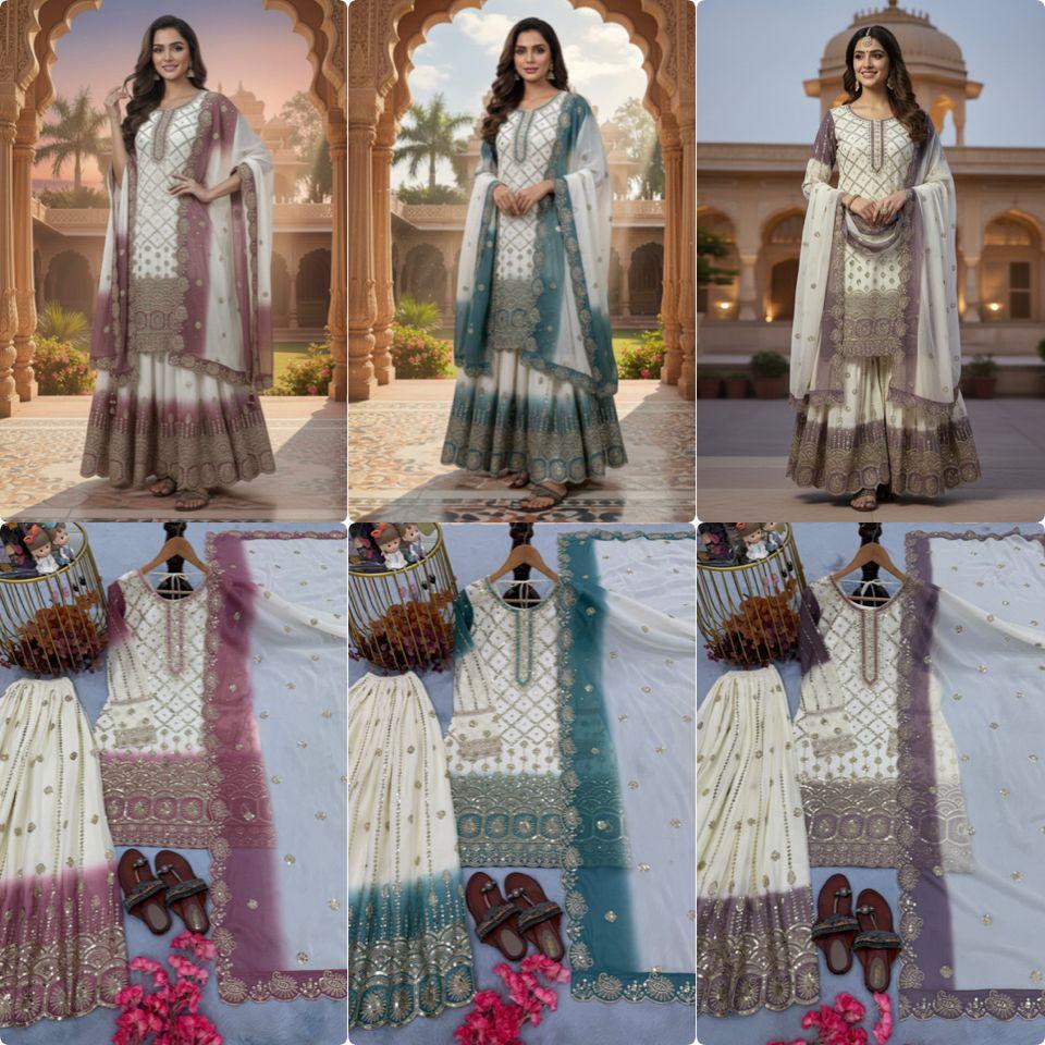 Designer Georgette Palazzo Set