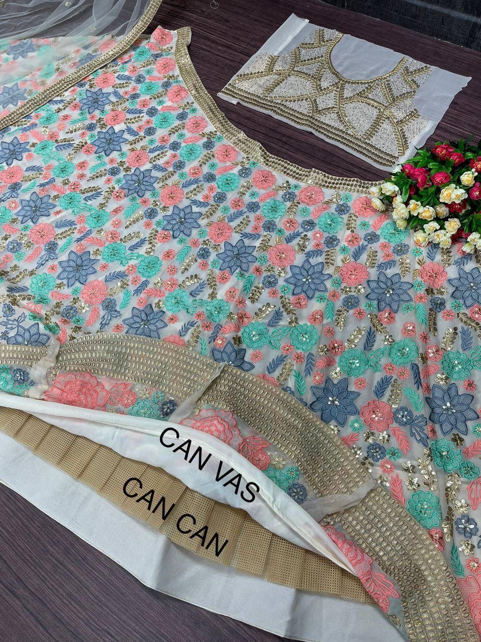 NEW DESIGNER BRIDAL WRAT HEAVY WORK LEHENGAS