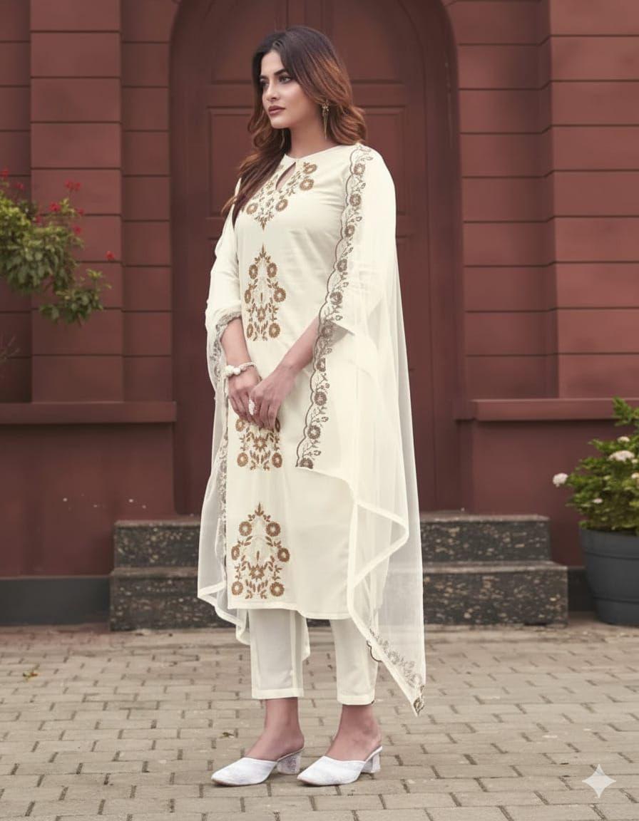 PURE VISCOSE REYON SLUB KURTA SETS