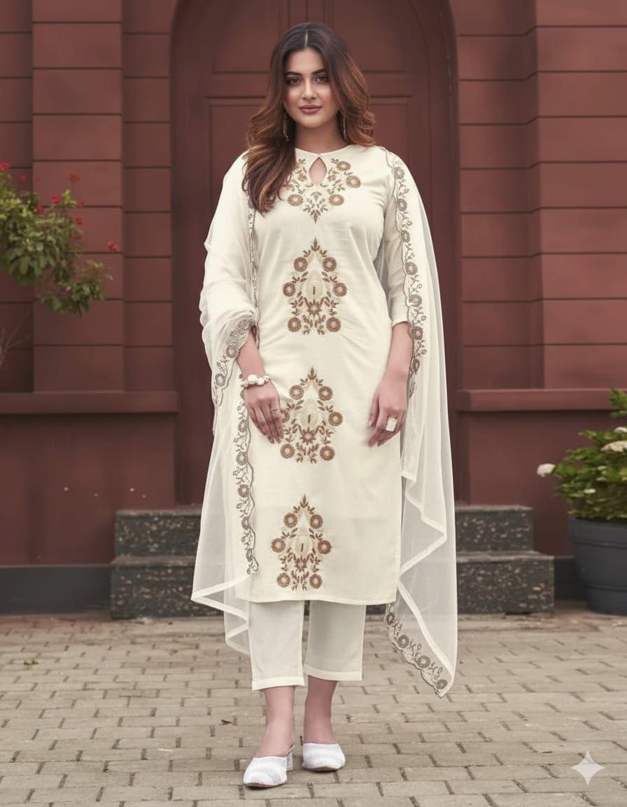 PURE VISCOSE REYON SLUB KURTA SETS