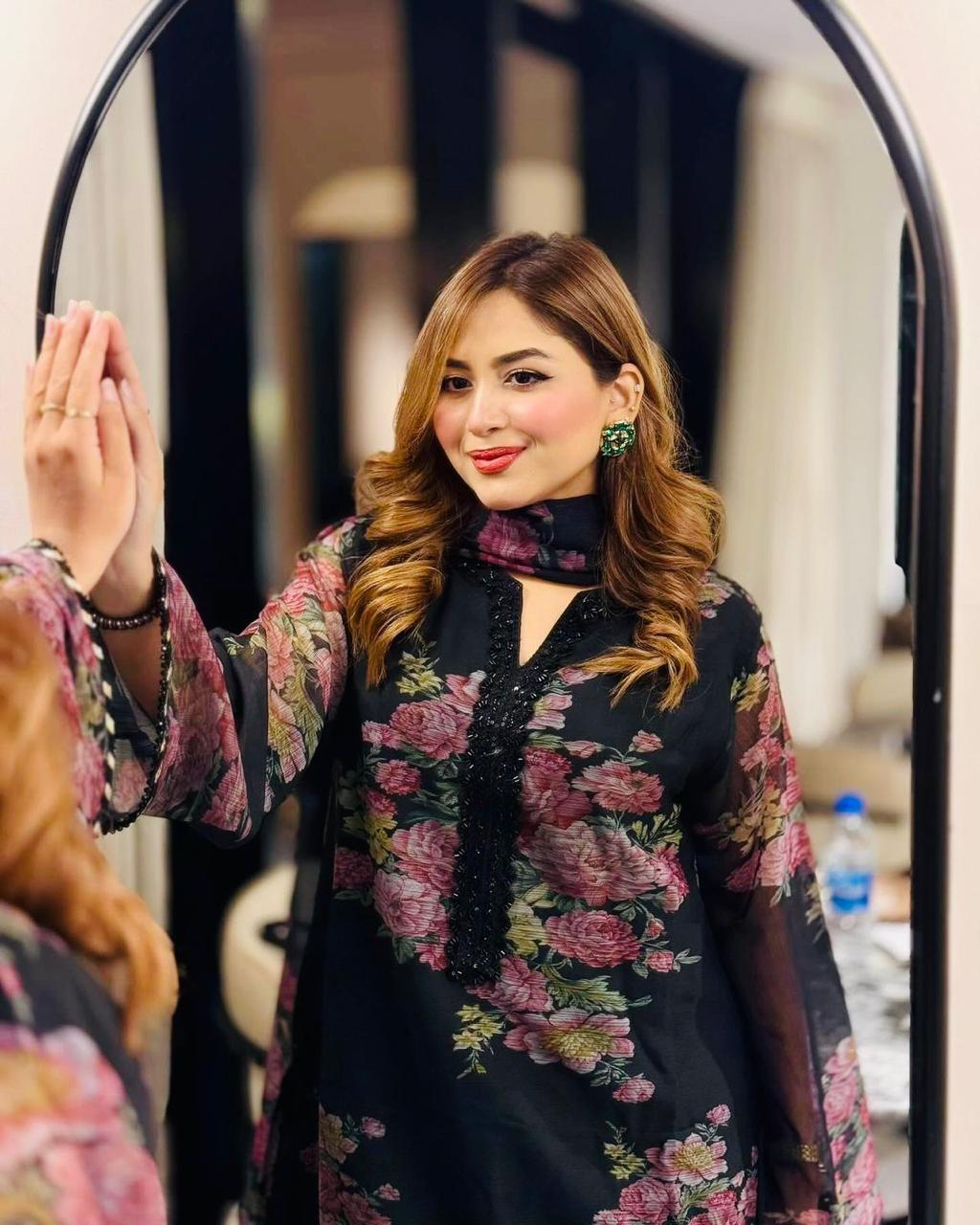 Georgette Dupatta Set