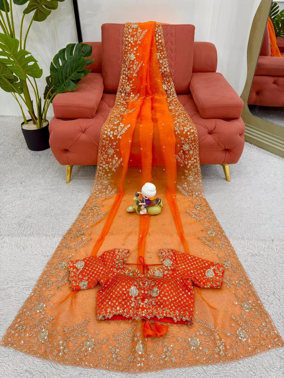 Organza Silk Saree