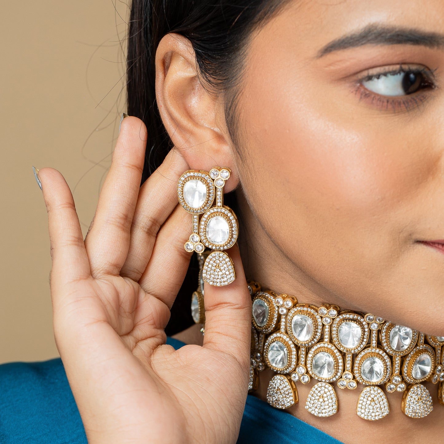 Zevar Club Elegant Victorian Gold Choker