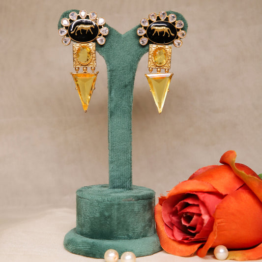 Zevar Club Sabyasachi Inspired Cocktail Drop Earrings