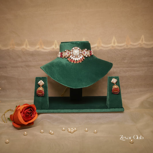 Zevar Club Handcrafted Pastel Antique Choker