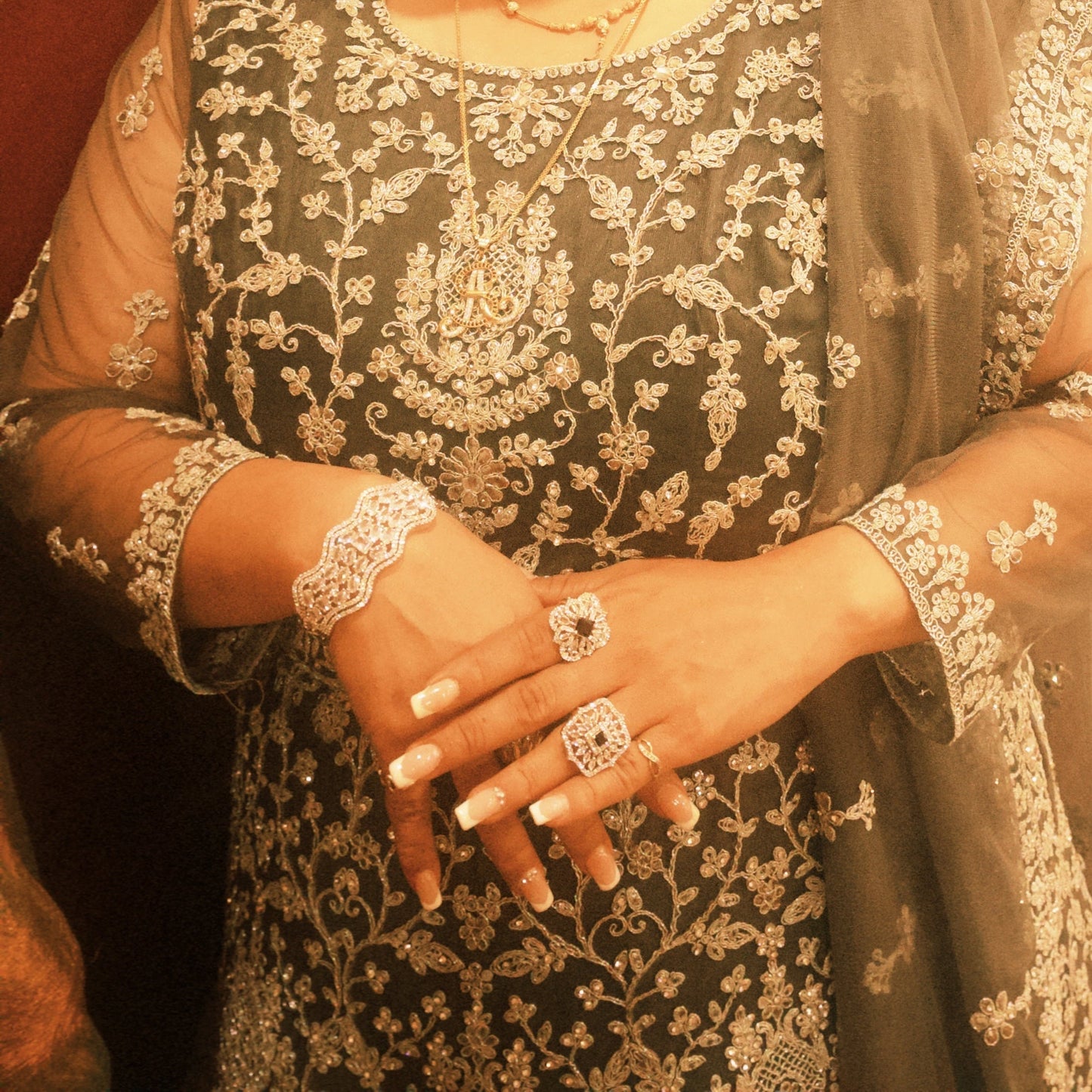 Aaravi Royale Thick Diamond Bracelet